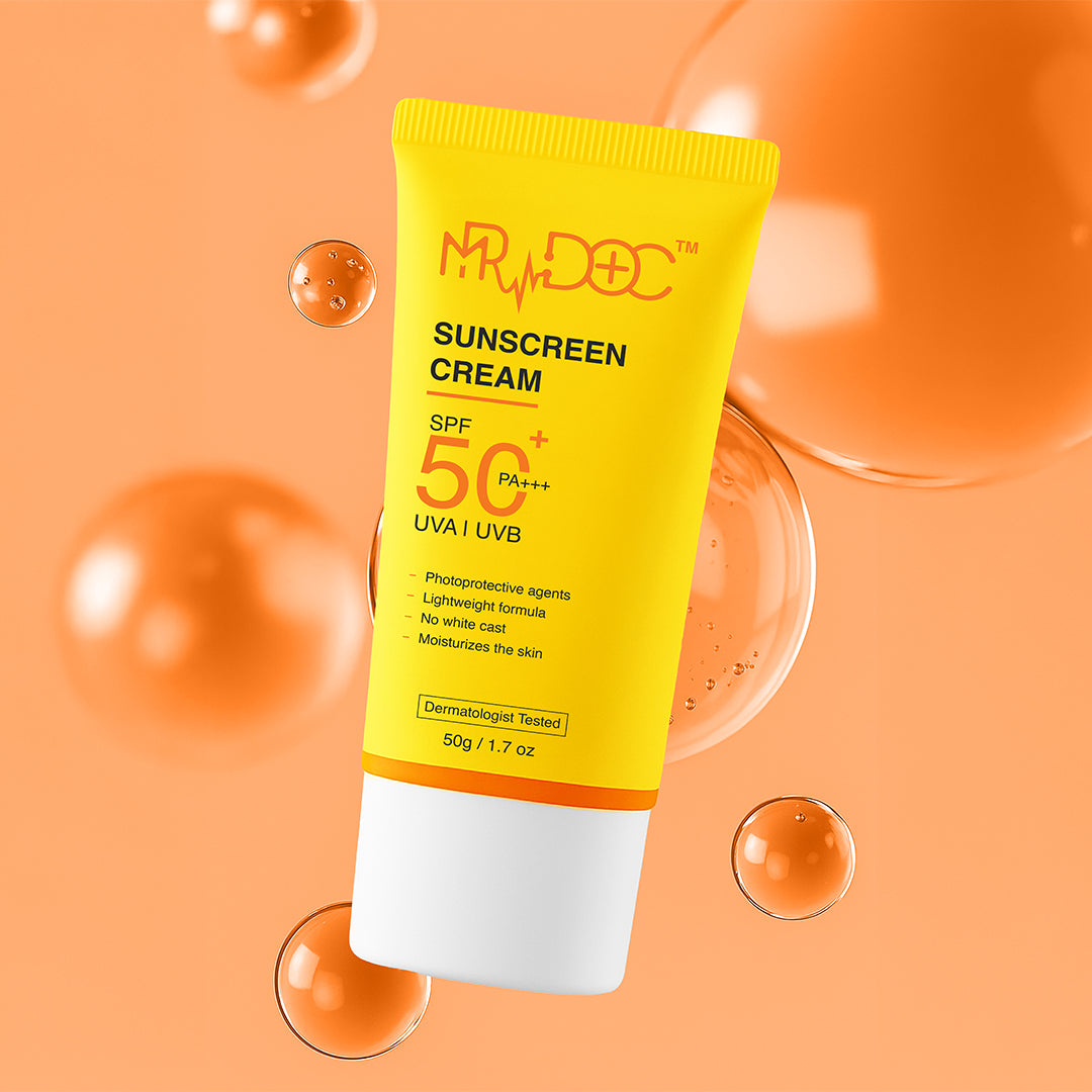 Sunscreen Cream SPF 50 PA+++ | Broad-Spectrum Protection for Dry Skin
